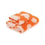 Orange Hedgehog Towel Orange