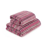 Grape Stripes Towel Grape (Purple)