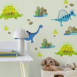 Roar! Wall Stickers White/Blue/Green