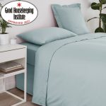 Non Iron Plain Dye Willow Flat Sheet Willow Green