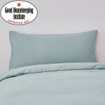 Non Iron Willow Large Housewife Pillowcase Pair Willow (Green)