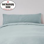 Non Iron Willow Large Bolster Pillowcase Willow (Green)