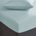 Fogarty Soft Touch Ocean 25cm Fitted Sheet Ocean Blue
