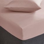Fogarty Soft Touch Dusty Pink 25cm Fitted Sheet Dusky Pink