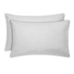 Luxury Brushed Cotton Dove White Housewife Pillowcase Pair Dove (Grey)