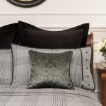 Dorma Kensington Silk Cushion Black