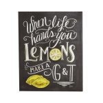 Lily and Val Lemons Canvas Black & White