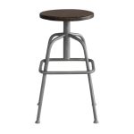 Farringdon Adjustable Bar Stool Brown