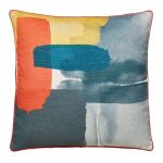Elements Large Paint Stroke Cushion Multi Coloured