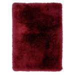 Claret Jewel Shaggy Rug Red