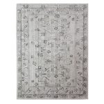 Dorma Beige Traditional Viscose Rug Natural