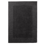 Boston Wool Border Charcoal Rug Boston Wool Charcoal