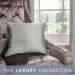 Dorma Beresford Grey Silk Cushion Grey