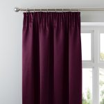 5A Fifth Avenue Venice Plum Blackout Pencil Pleat Curtains Plum Purple