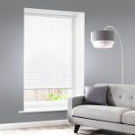 Elements Dot Sheer White Roller Blind White
