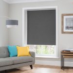 Luna Charcoal Blackout Roller Blind Charcoal
