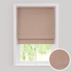 Solar Biscuit Blackout Roman Blind Biscuit (Brown)