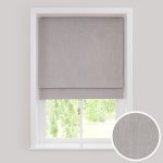 Solar Grey Blackout Roman Blind Grey