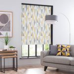 Triangle Blackout Roller Blind Grey