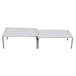 Pack of 2 Expandable Shelves White