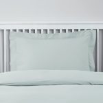 Easycare Plain Dye Duck Egg Blue Oxford Pillowcase Duck Egg (Blue)