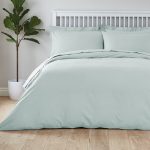 Easycare Plain Dye 100% Cotton Duck Egg Blue Duvet Cover Duck Egg (Blue)