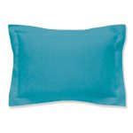 Easycare Vivid Blue Oxford Pillowcase Midnight (Blue)