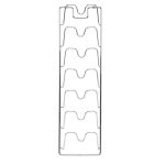 Chrome Pan Lid Rack Silver