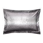 Ombre Velvet Silver Oxford Pillowcase Silver