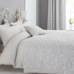 Etienne Stone Jacquard Bedspread Stone (grey)