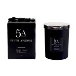 5A Fifth Avenue Bamboo and Linen Candle Black