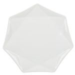 Elements White Quartz Dinner Plate White
