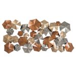 Deco Charm Mixed Metallics Wall Art Gold