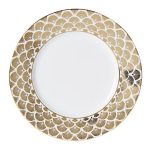 5A Fifth Avenue Bergen Gold Dinner Plate Gold
