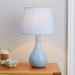 Ruby Duck Egg Table Lamp Light Blue