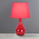 Ruby Claret Table Lamp Claret (Red)