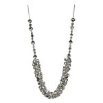 Swish Crystal Bead Chrome Tieback Chrome