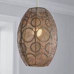 Rosario Moroccan Pendant Fitting Copper