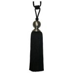 Ashton Black Tieback Black