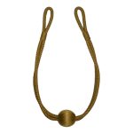 Ochre Ball Rope Tieback Ochre