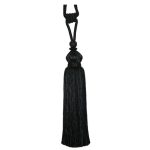 Crown Black Tieback Black