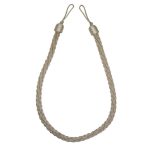 Orion Beige Rope Tieback Beige