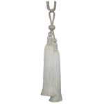 Lyra Cream Double Tassle Tieback Cream