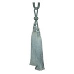 Lyra Duck Egg Double Tassle Tieback Duck Egg (Blue)