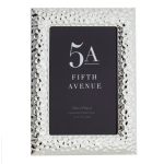 5A Fifth Avenue Metal Photo Frame 6”? x 4”? (15cm x 10cm) Silver