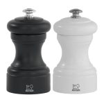 Peugeot Bistro White and Black Salt and Pepper Mill Set Multi Coloured