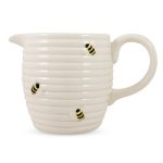 Bee Pint Jug White