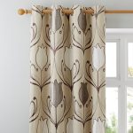 Lalique Cream Eyelet Curtains Cream