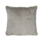 Aspen Grey Faux Fur Cushion Grey