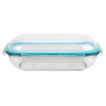 Clearly Lock & Lock Oval 1 Litre Dome Style Container Clear